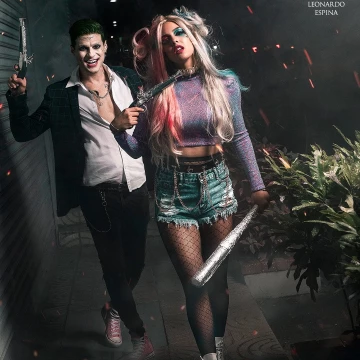 You have to be careful out there on the streets, Harley Quinn and Joker are prowling in the neighborhood…<br />
Someone please call Batman!!!