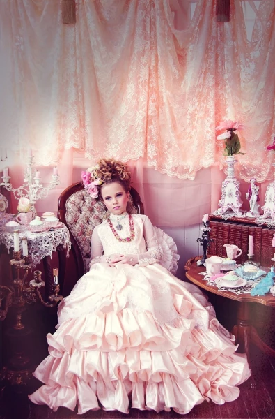 Let Them Eat Cake <br />
This photo session was inspired by Marie Antoinette and the Victorian era! It was shot in a porch using all authentic and antique furniture and props and it was the model's first photoshoot! I am thrilled with how these photos turned out! 