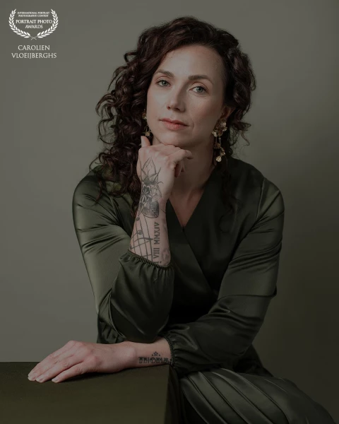 Strong female portrait! It’s taken in my studio at home. She is showing her confidence in this shot,...