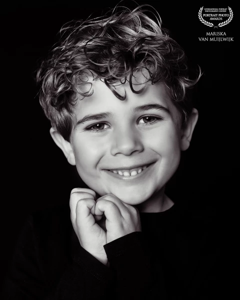 Taken during 'Portretjesdag'. It’s not always easy to sit still, but this little champ nailed it!