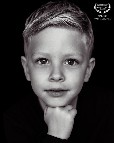 Captured during 'Portretjesdag'. Full of curiosity, calm, and quiet confidence.