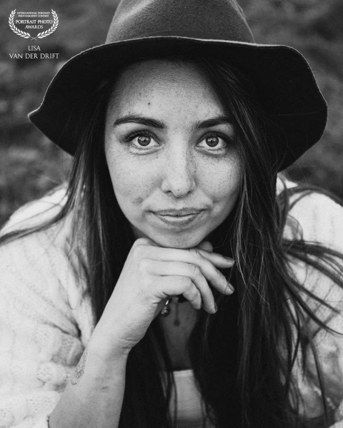 Fabienne. Captured in black and white. Dreaming in colour.
