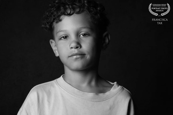 Black and white portrait of Mano. showing his authentic self. He rocked the photoshoot with being hi...