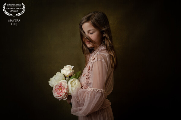 It was great fun photographing this little lady in my studio.