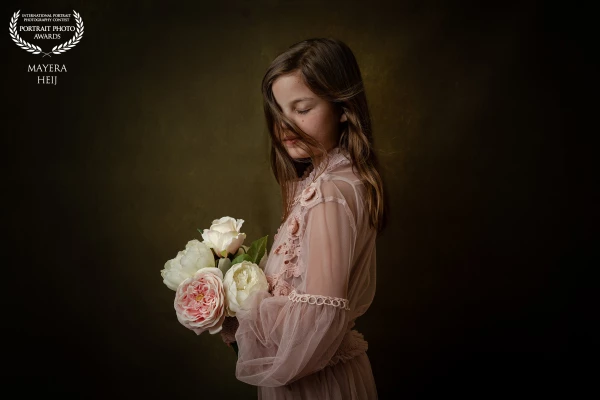 It was great fun photographing this little lady in my studio.