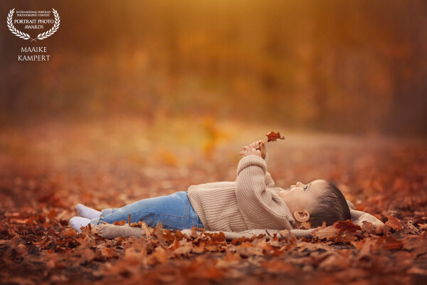 Little boy in the Forrest