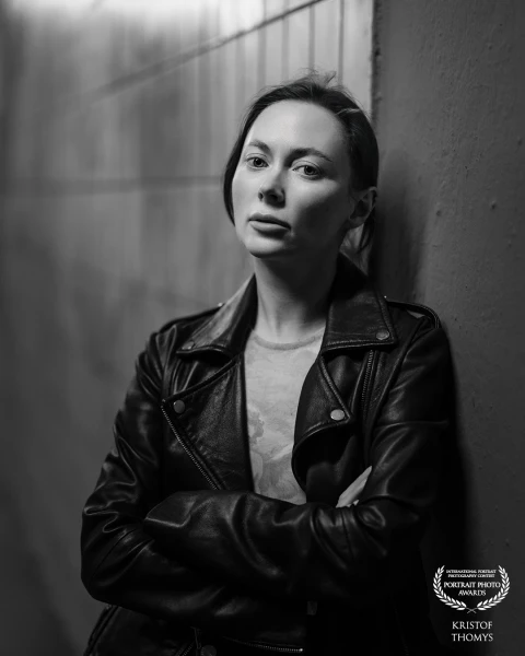 Our second shoot together, and this time outside at night.
She carried a fear of the creatures that...