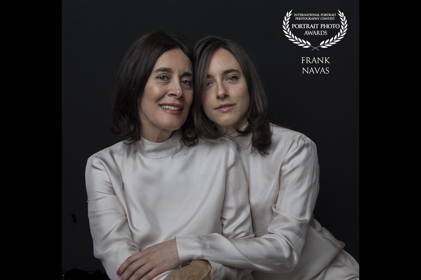 This portrait of mother and daughter was taken the day before Mother's Day at the request of mom. They have a very close relationship and much love for one another, which comes through in the photo.