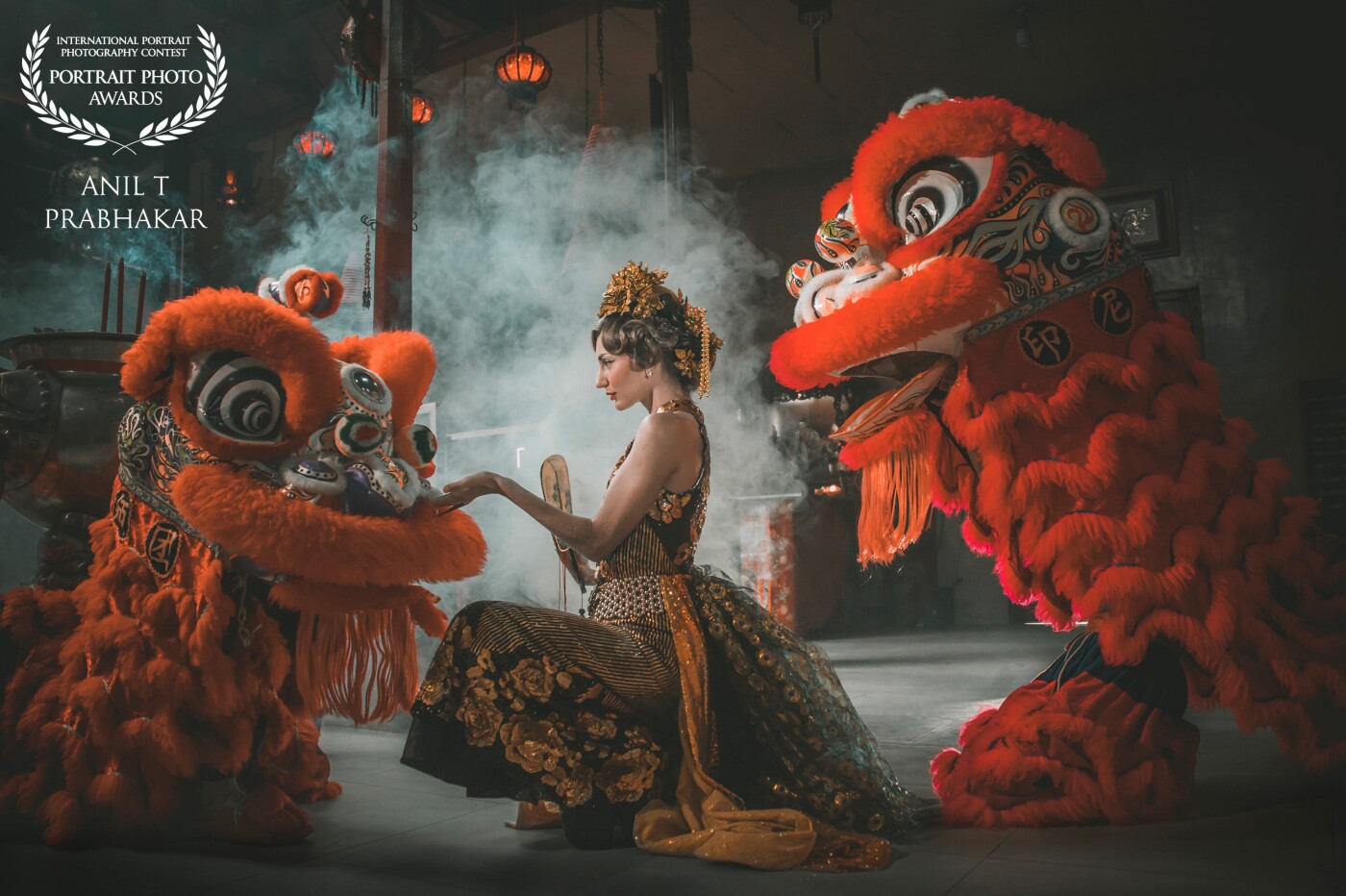 The Princess and Barongsai/Singa Barong: Lion dance is a form of traditional dance in Chinese culture and other Asian countries in which performers mimic a lion's movements in a lion costume to bring good luck and fortune. The lion dance is usually performed during the Chinese New Year and other Chinese traditional, cultural, and religious festivals. It may also be performed on important occasions such as business opening events, special celebrations, or wedding ceremonies, or may be used to honor special guests by the Chinese communities.