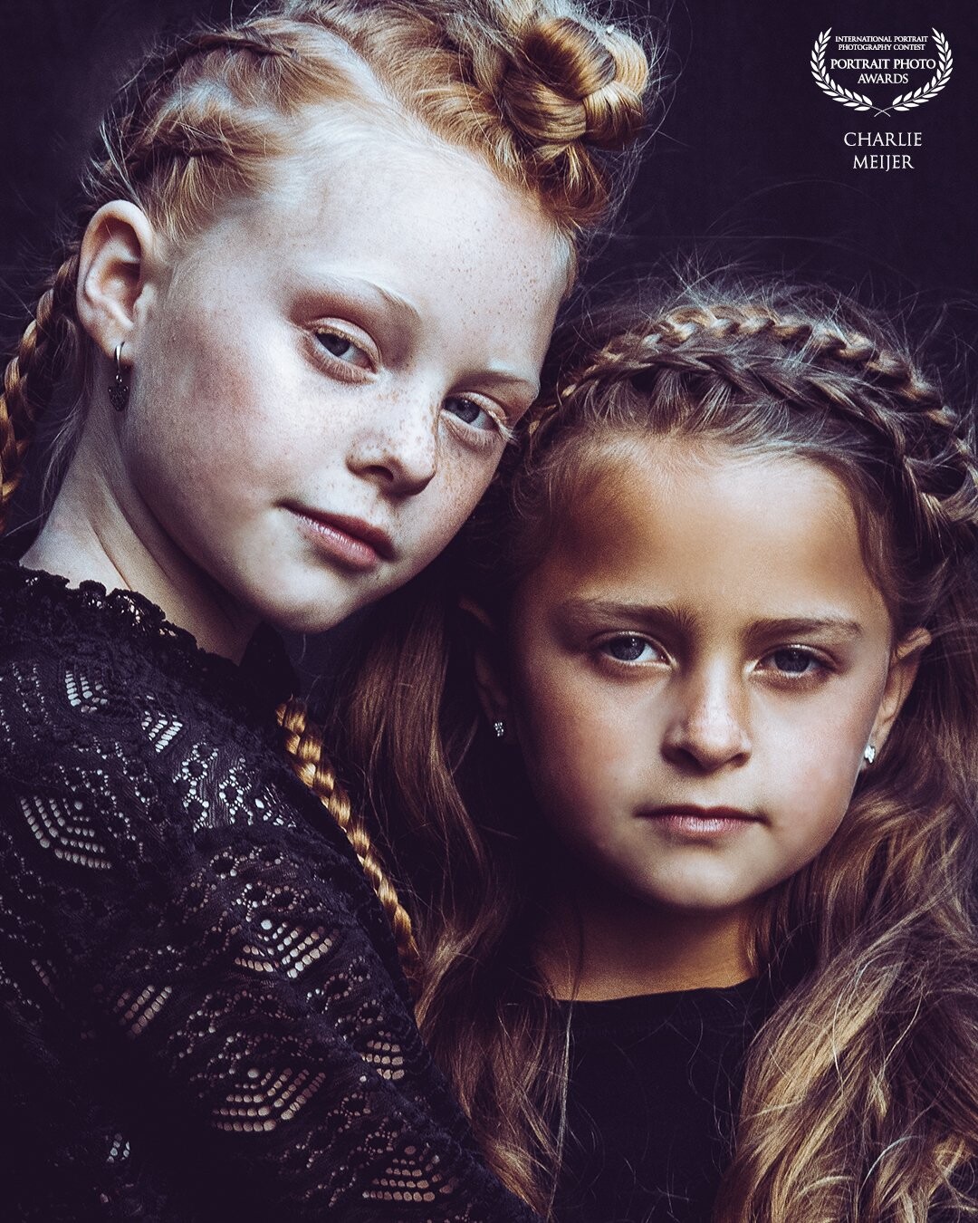 These sisters, so incredible! I needed models for my hair course. So first I braided their hair and then we went outside to take photo’s. I wanted a Viking style and it worked out so well. I love this picture. <br />
<br />
Models: Sienne en Meggy.