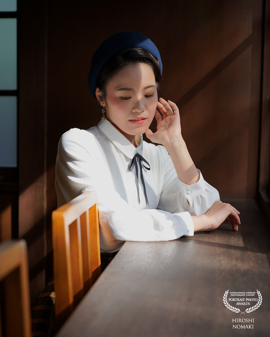 Photo Model: Ami Matsui @amimatsui_act<br />
Location: A museum in Tokyo<br />
<br />
She is a professional actress / dancer / singer. She is from Osaka, Japan. She shows an outstanding performance in Tokyo area now. <br />
<br />
I had Johannes Vermeer's artworks in my mind when I took this photo. Natural light only. It was beautiful sunny afternoon. I made the most of the gentle light from the window.