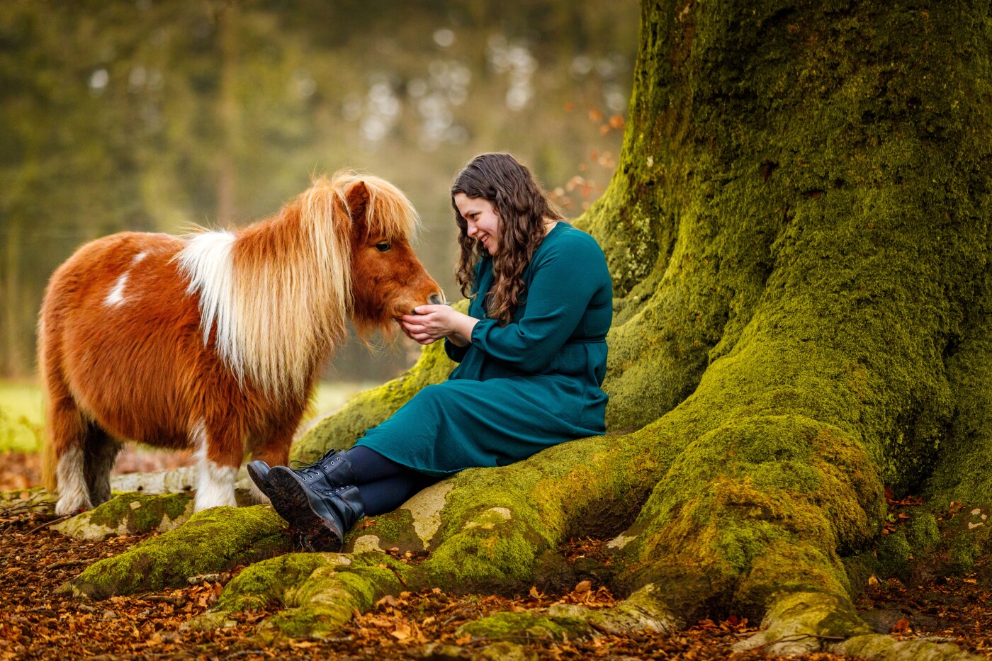 This magical and cute photo was made during the end of winter in the forest of Wageningen. I was abl...