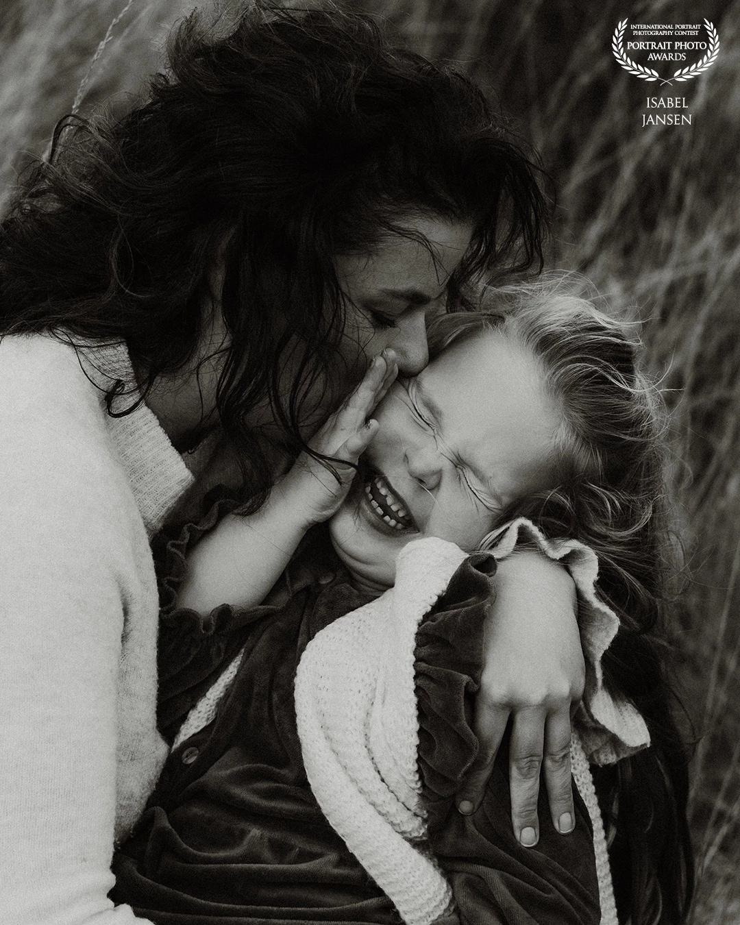 "The kind of laugh that only a mother's kiss can bring."<br />
<br />
Made by: Camera Bells - Isabel Jansen<br />
IG: @camerabells