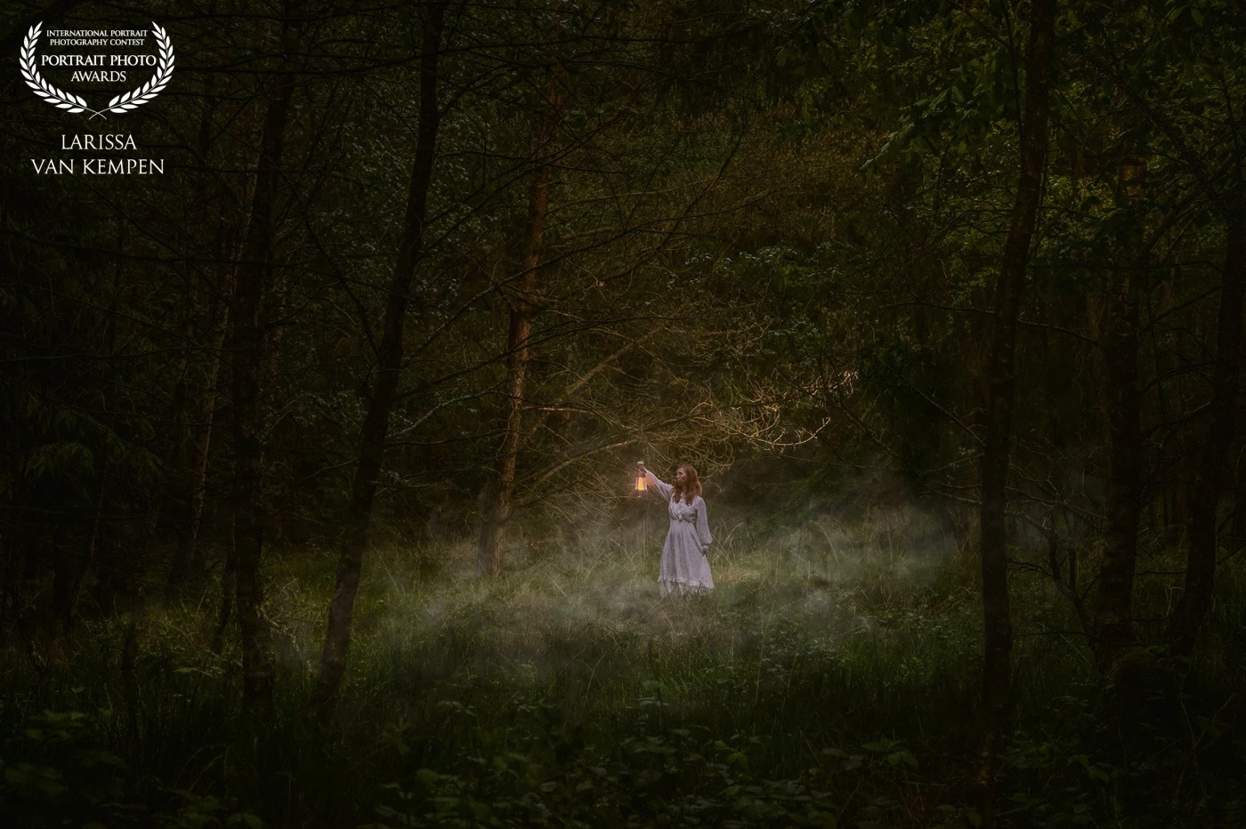 "Between the mists of the forest, she emerges — not merely walking through nature, but becoming one with it."<br />
<br />
This portrait captures the essence of a woman rooted in quiet strength, ancient wisdom, and an unspoken connection to the mystery of life itself.<br />
<br />
Inspired by the Dutch folklore of the Witte Wieven — wise women who moved between worlds — this image offers a modern interpretation of the legend.<br />
<br />
With grace and depth, Priscilla transforms myth into memory. The result is not just a portrait, but a Legacy Portrait: a timeless piece of personal art that honours your story, your spirit, and your presence.