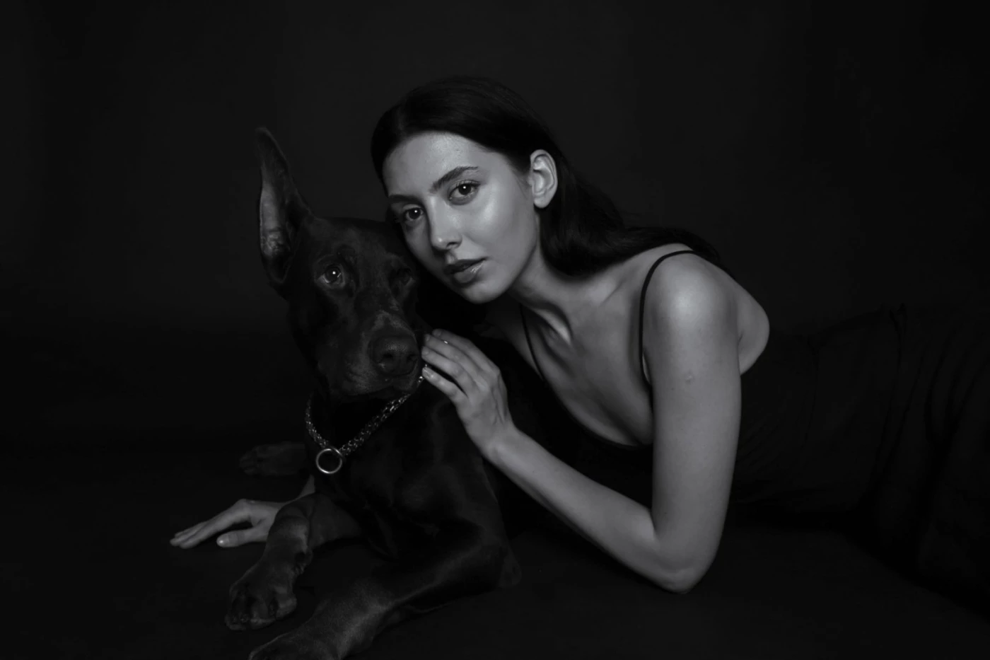 Bond of Shadows II

This evocative piece captures an intimate moment between the woman and her canin...
