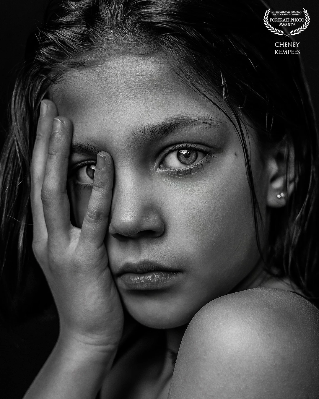 Mila, my oldest daughter.<br />
'She may carry her doubts, yet her strength shines through. A quiet power, wrapped in vulnerability'.