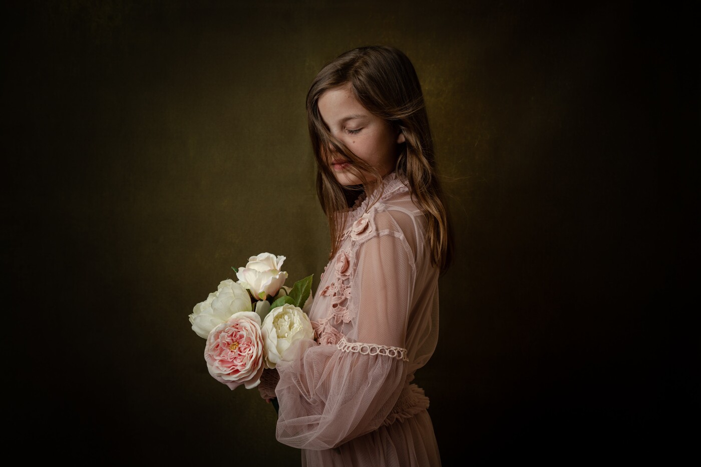 It was great fun photographing this little lady in my studio.