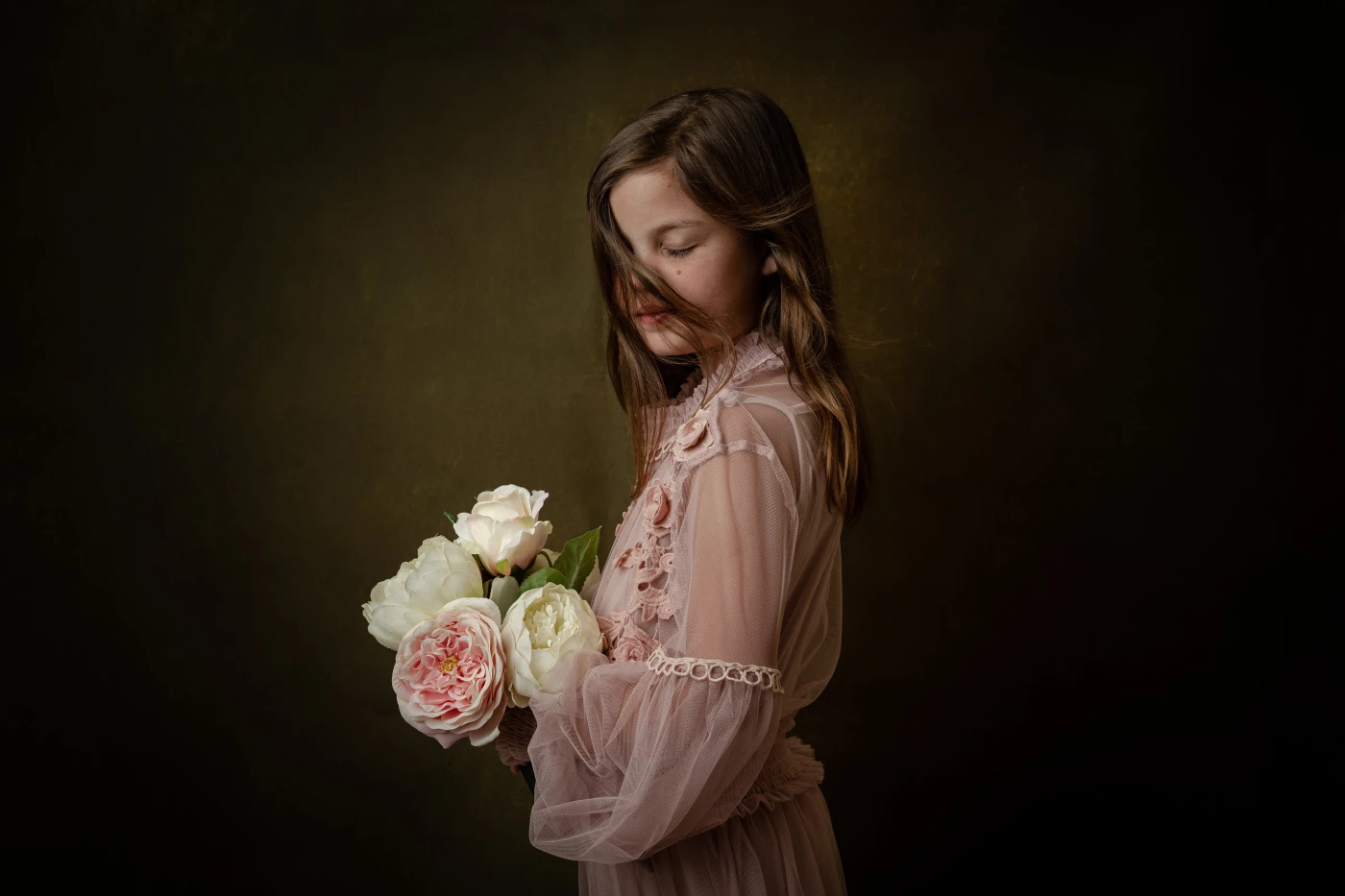 It was great fun photographing this little lady in my studio.